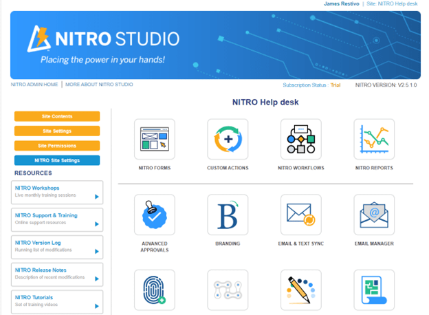 NITRO Studio Version 2.5.1.0 Release Notes - Crow Canyon Software Support